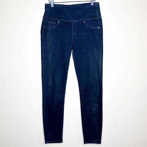 SPANX Alexia Ready to Wow Waxed Legging Jeans Jeggings - Picture 2 of 12